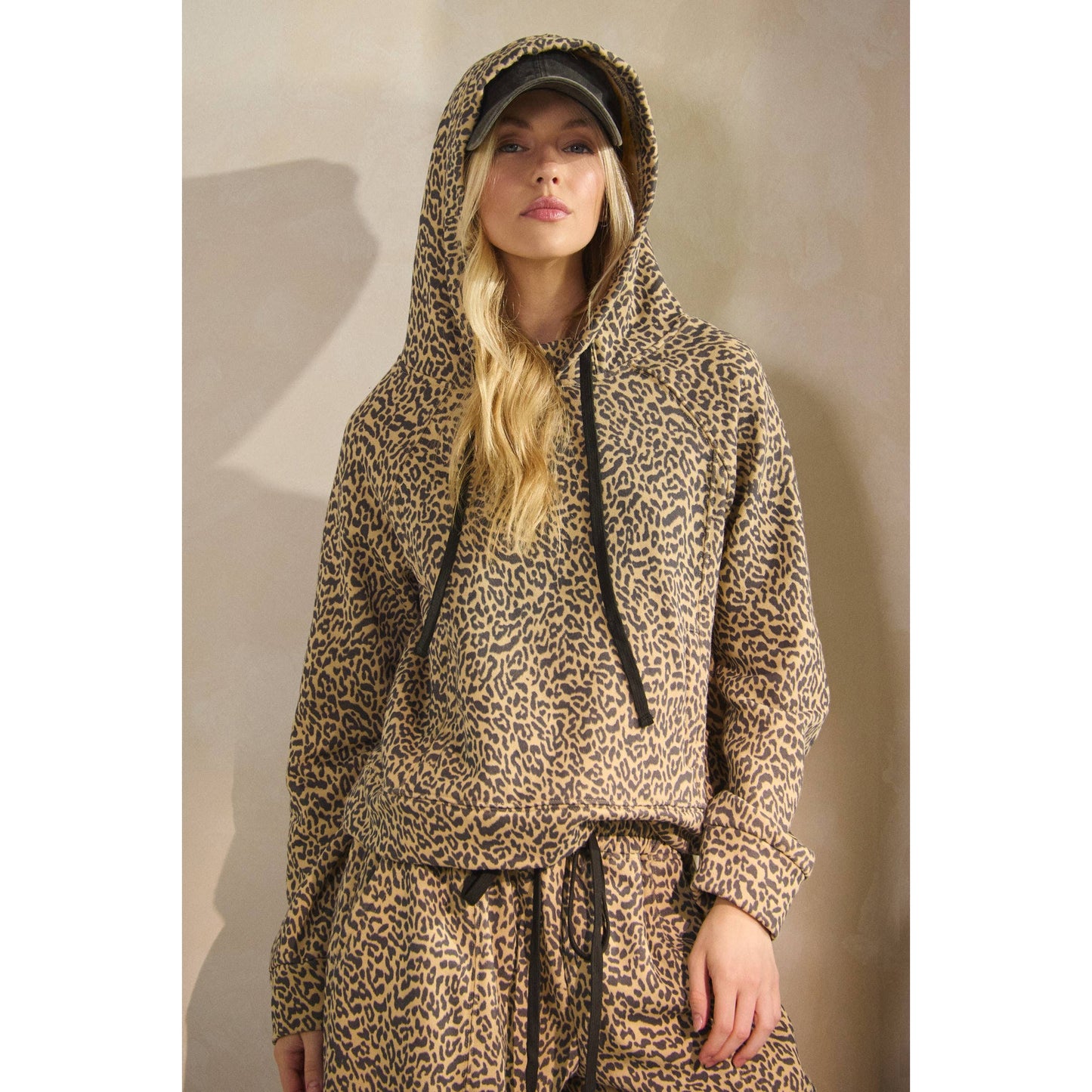 Soft Camo and Floral Hoodie