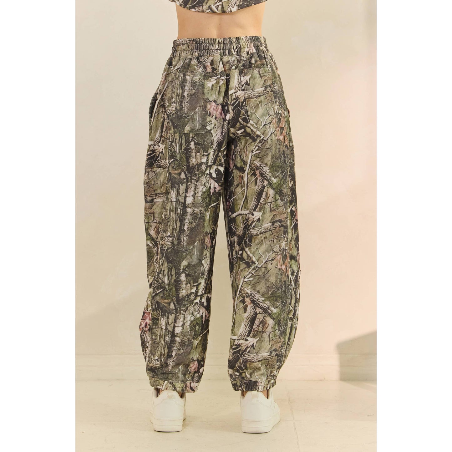 Soft Camo and Floral Joggers