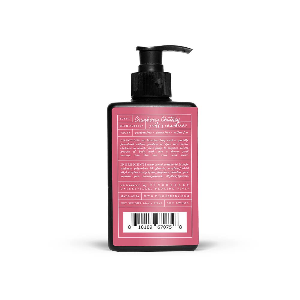 Cranberry Chutney Moisturizing Holiday Body Wash