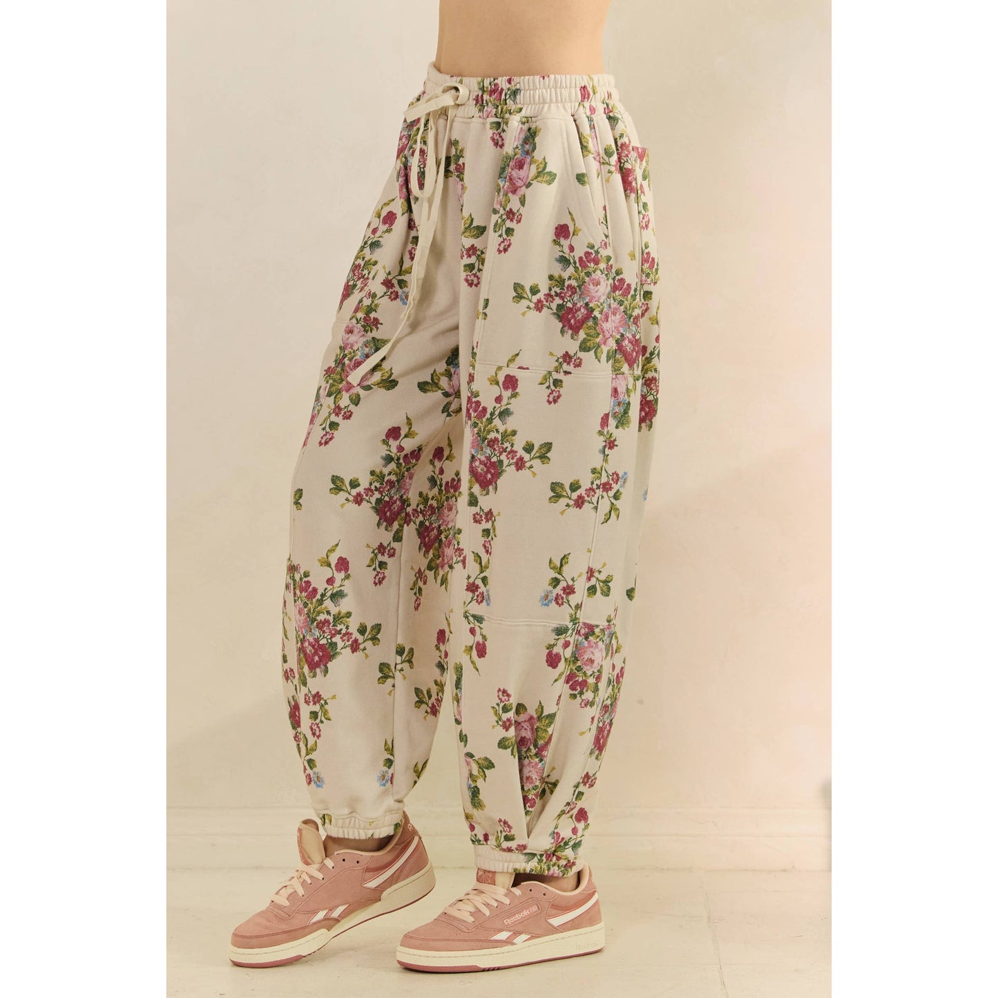 Soft Camo and Floral Joggers
