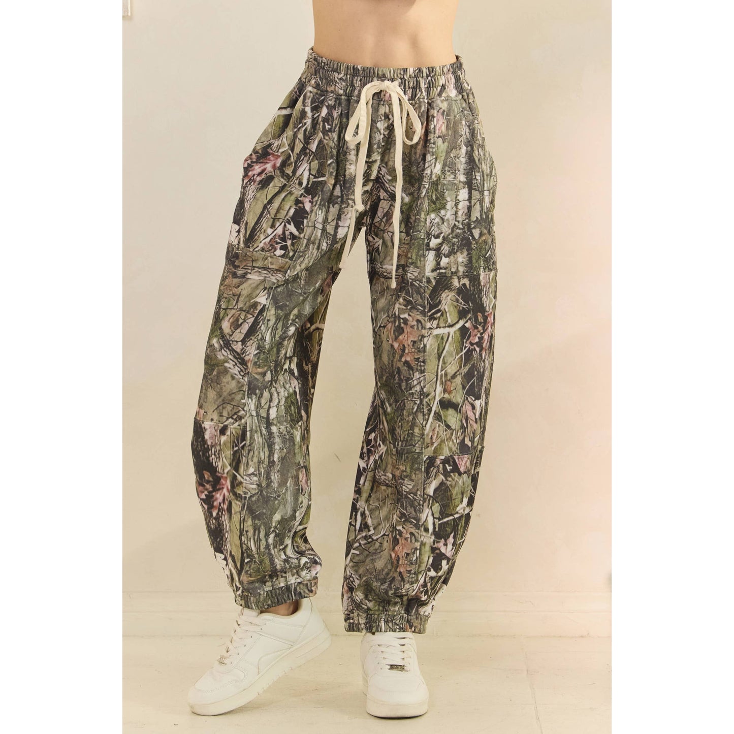 Soft Camo and Floral Joggers