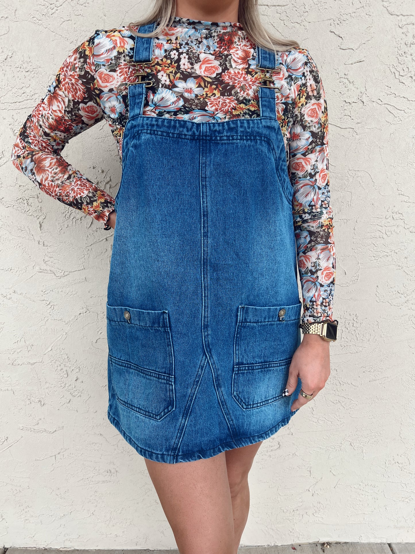 Mini Overall Dress