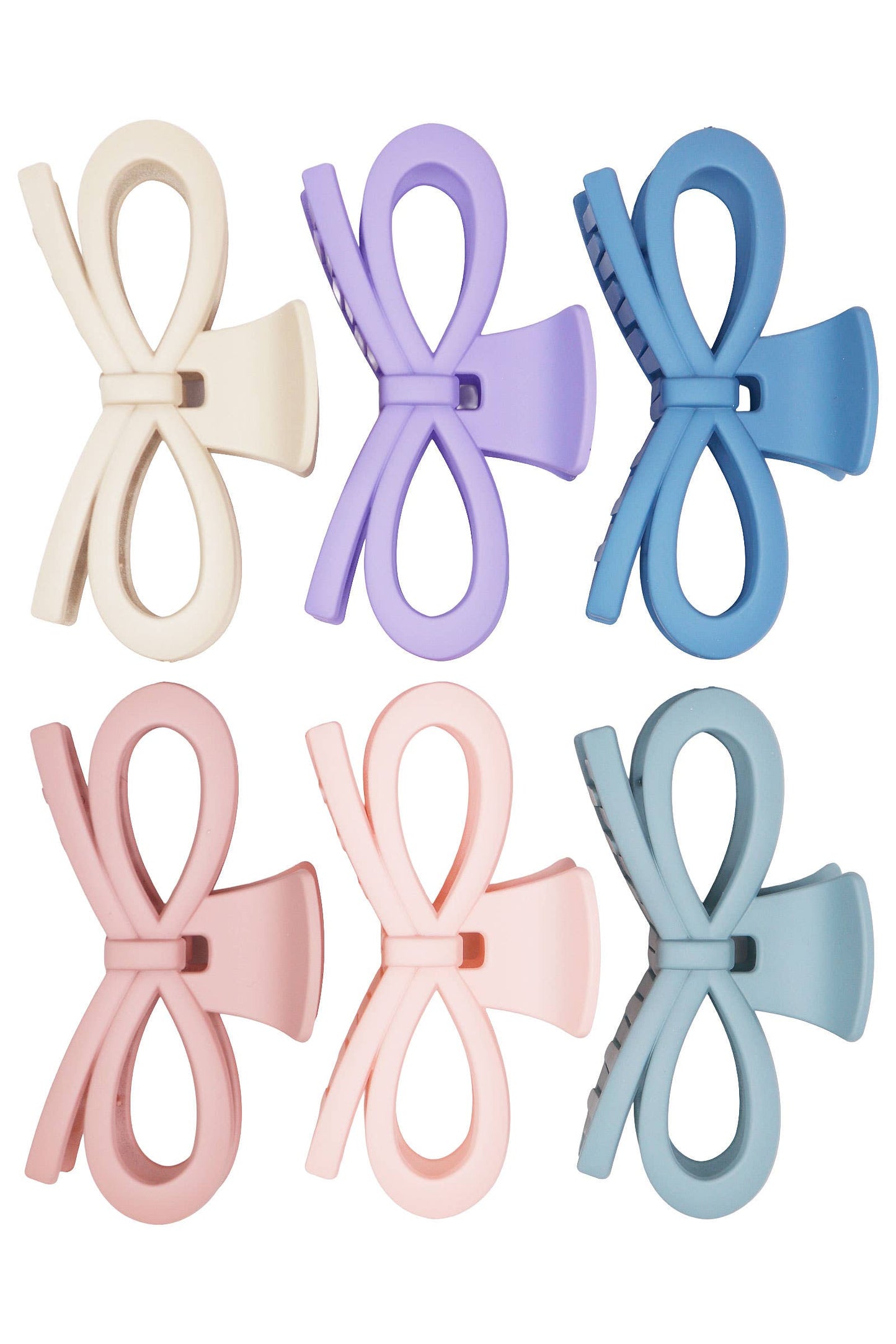 Ribbon Matte Pastel Y2k Fashion Hair Claw