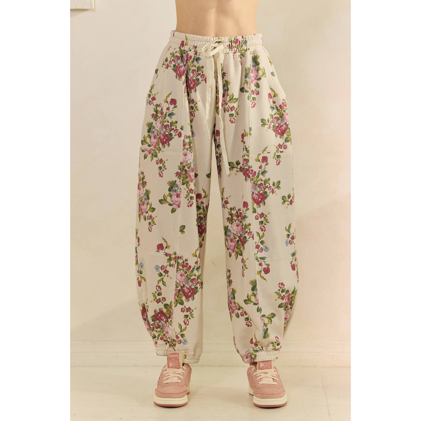 Soft Camo and Floral Joggers