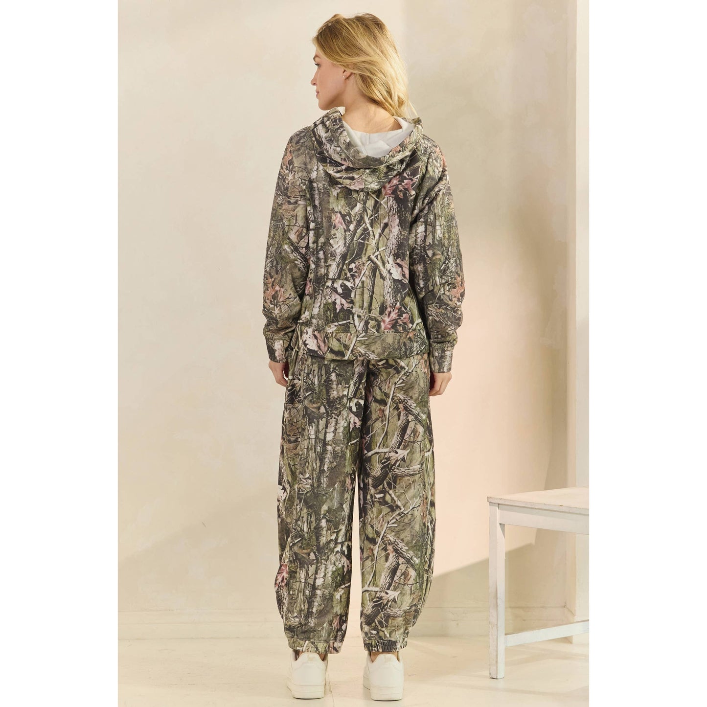 Soft Camo and Floral Joggers