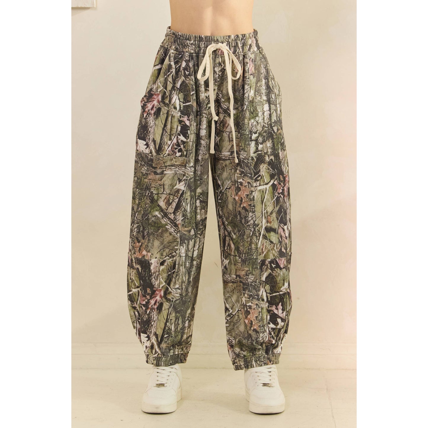 Soft Camo and Floral Joggers