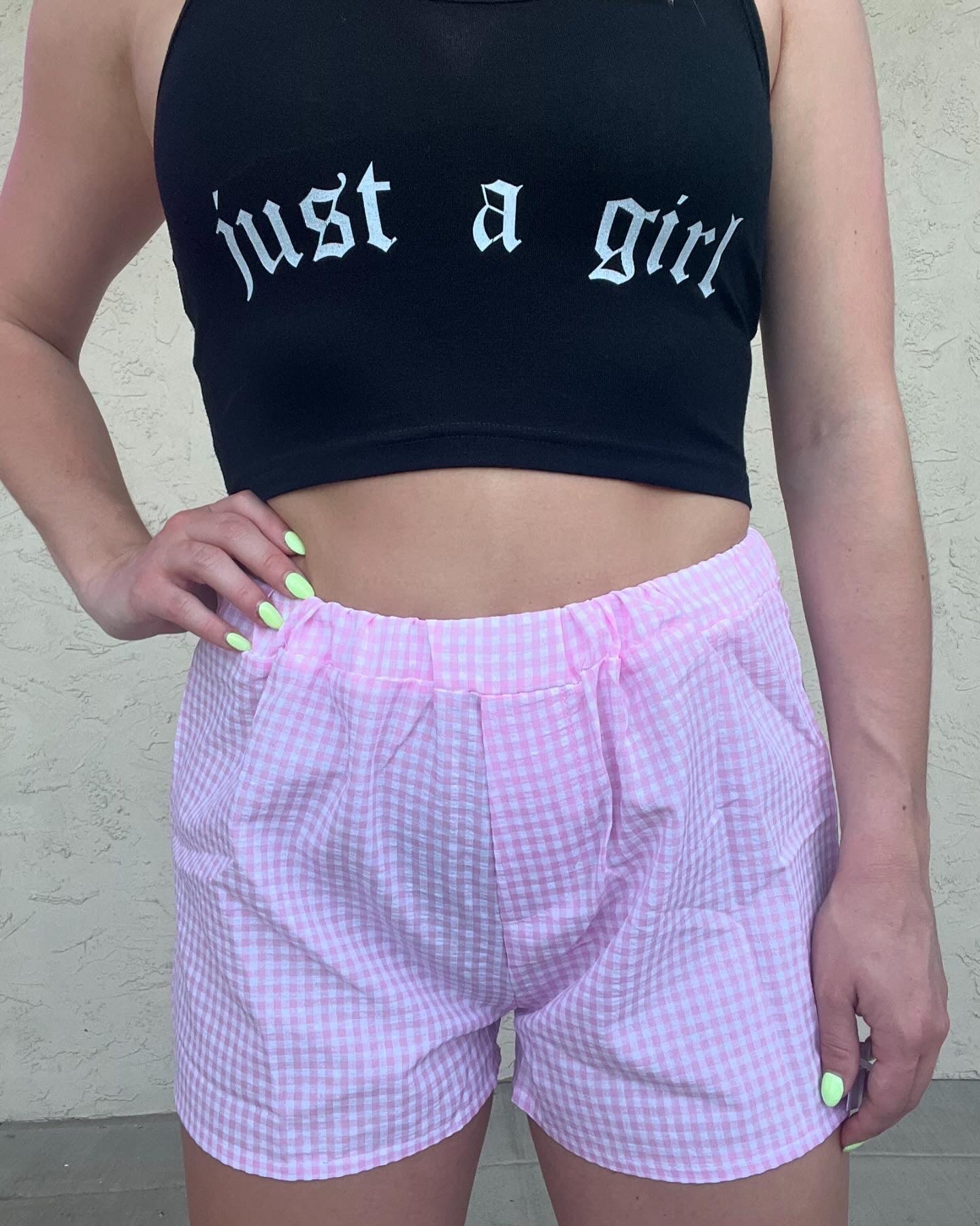 Checkered Boxer Shorts
