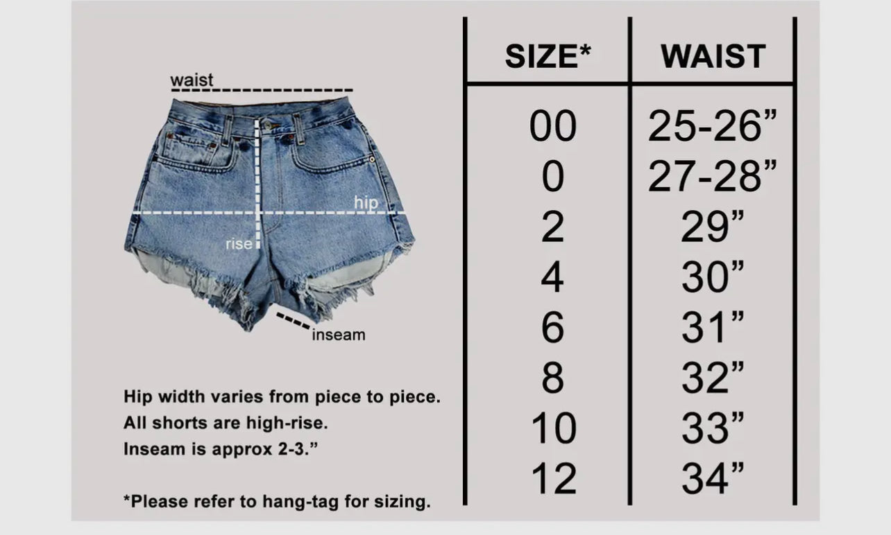 Up Cycled Levi Shorts
