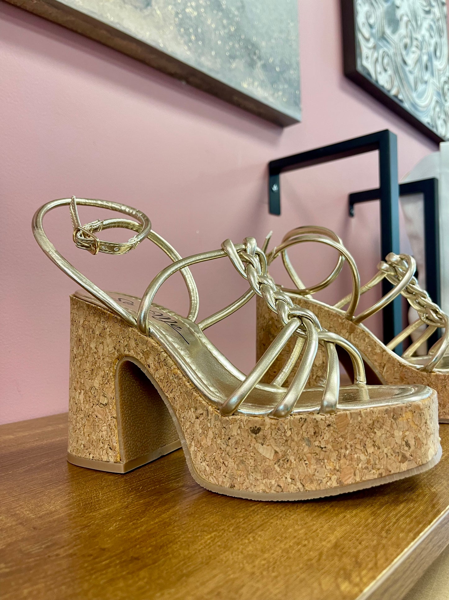 Gold Cork Platforms