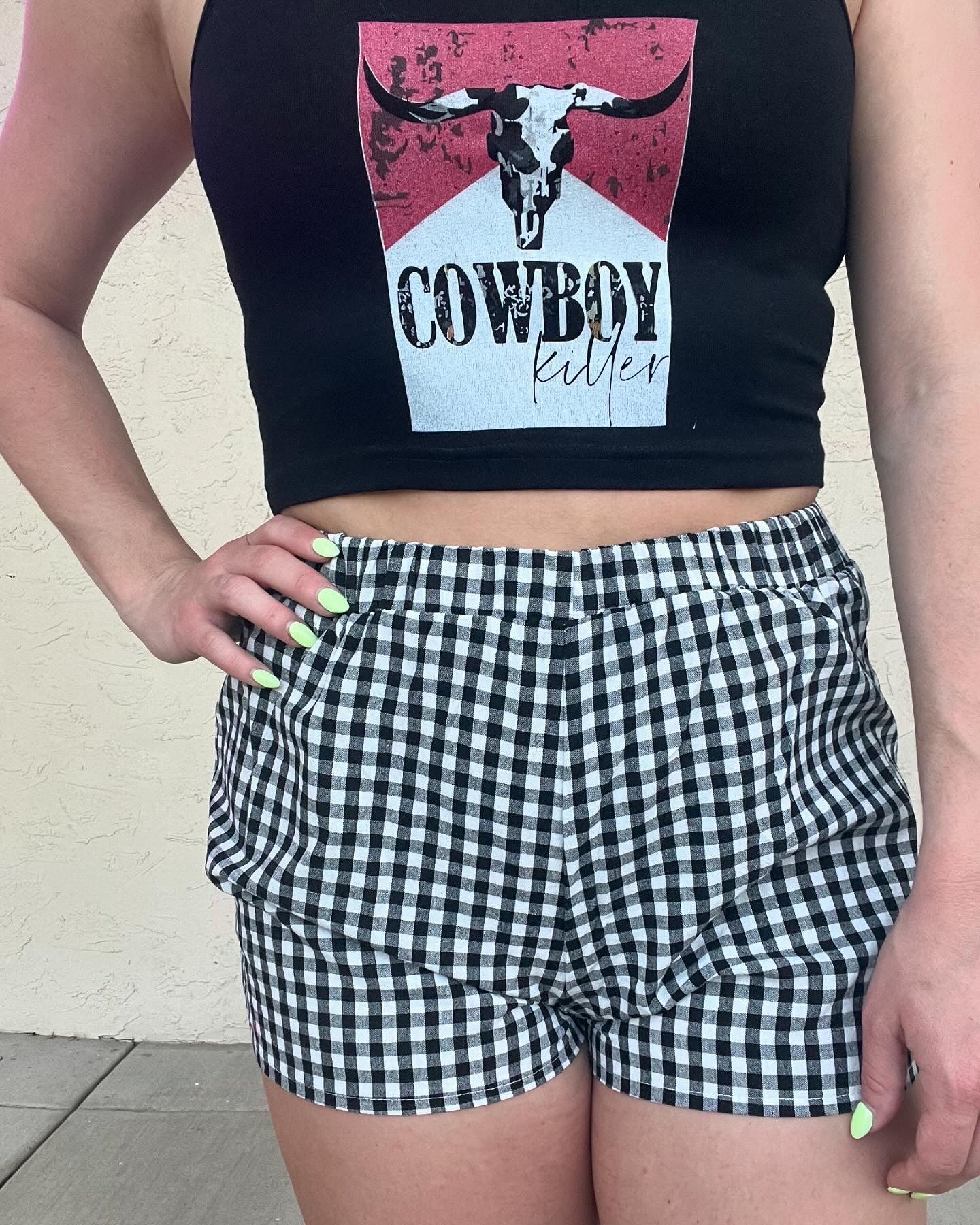 Checkered Boxer Shorts