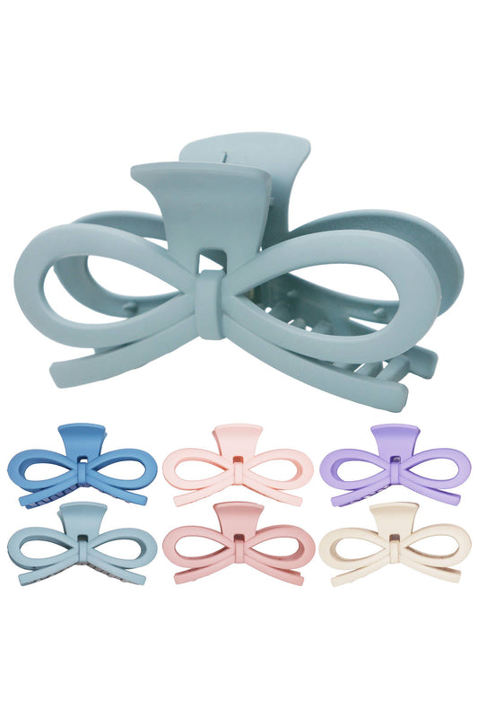 Ribbon Matte Pastel Y2k Fashion Hair Claw
