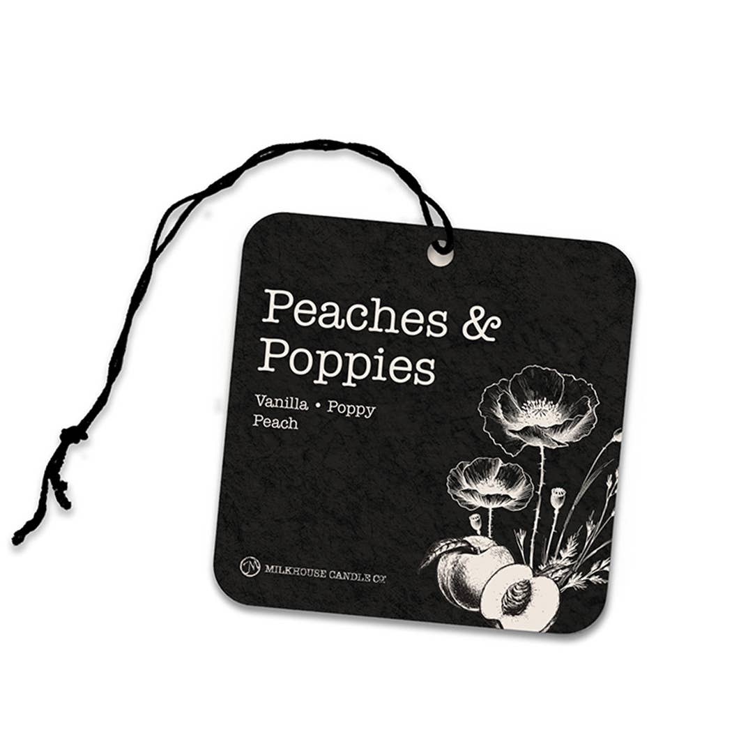 Car Freshener: Peaches & Poppies