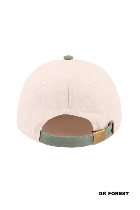 Literally Just A Girl Two Tone Canvas Cotton Cap
