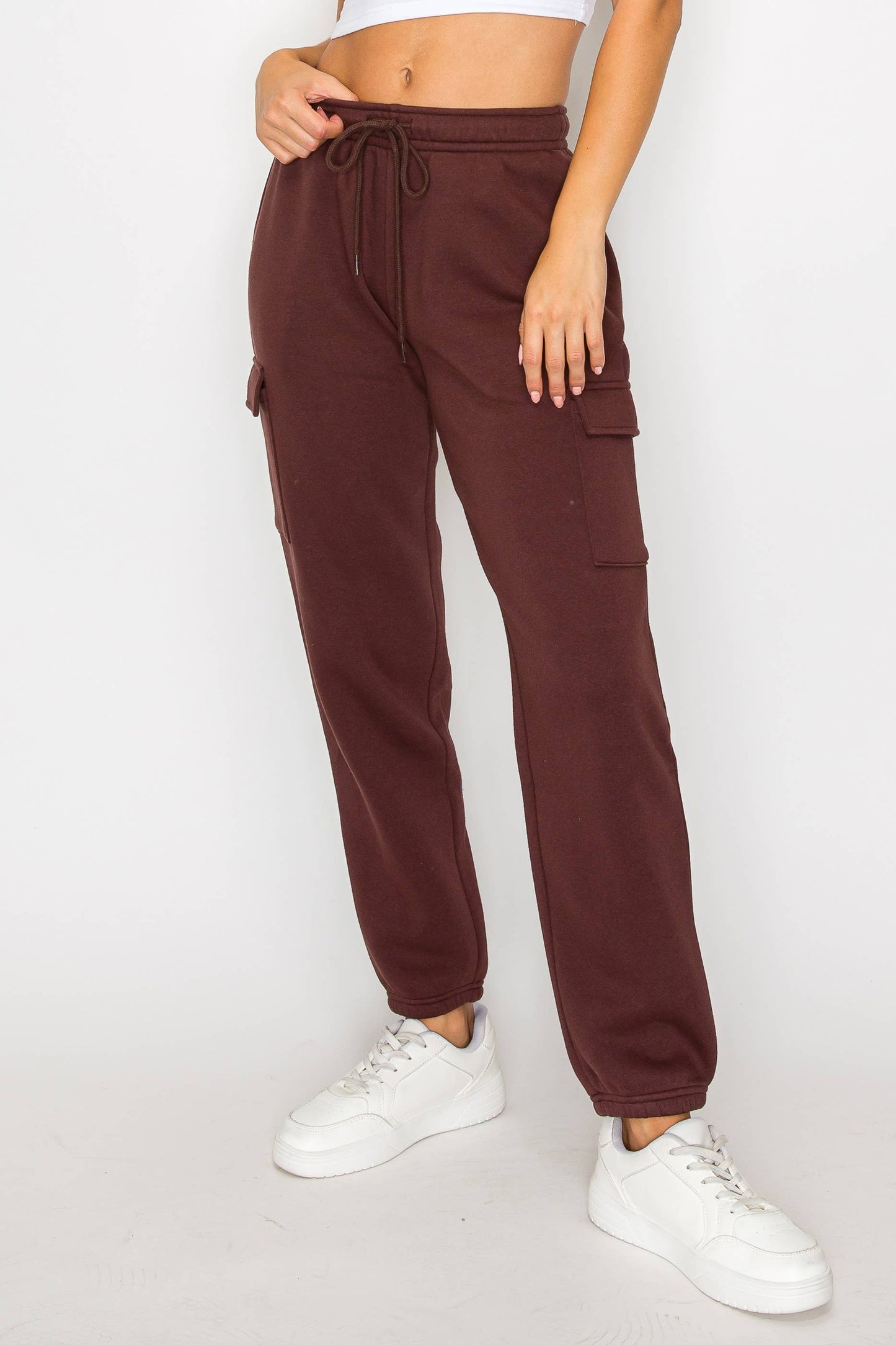 Relaxed Fleece Cargo Jogger Sweatpants