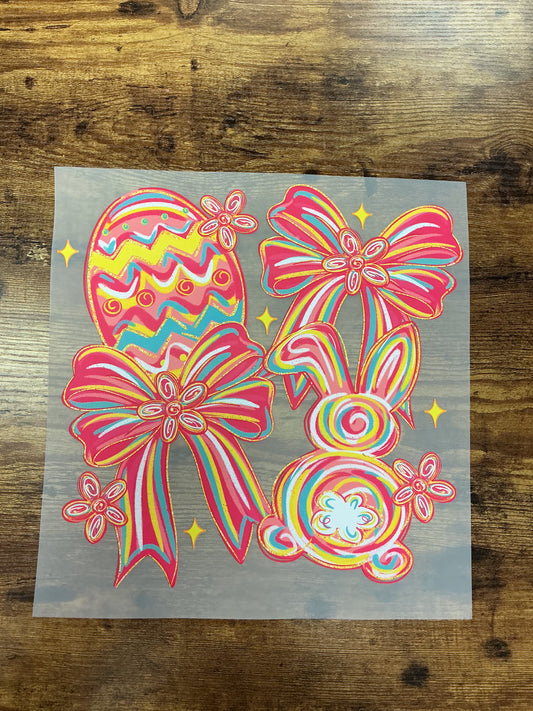 “Pink Bow and Bunny”