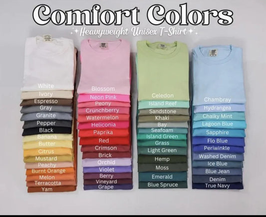 Comfort Color Custom T Shirts